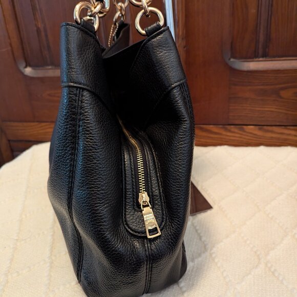 Coach F28997 Lexy Pebble Leather Shoulder Bag - Picture 4 of 15